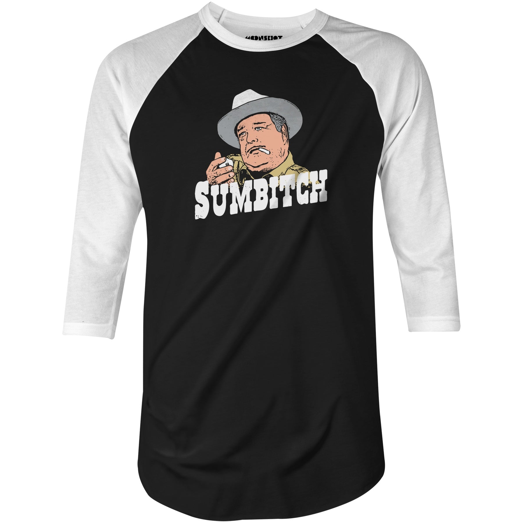 Sumbitch - Buford T. Justice - 3/4 Sleeve Raglan T-Shirt