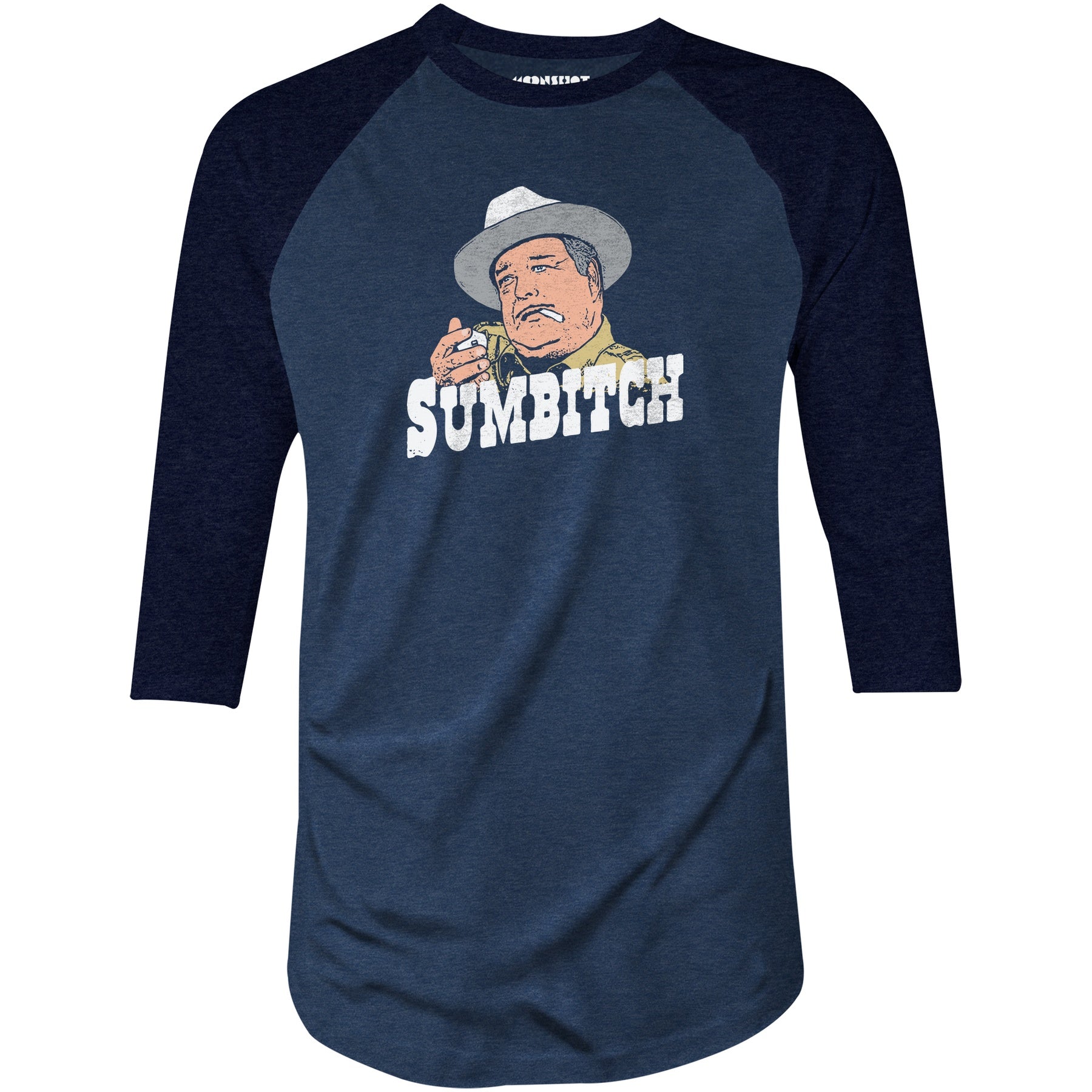 Sumbitch - Buford T. Justice - 3/4 Sleeve Raglan T-Shirt