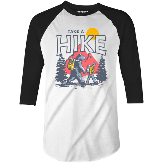 Take a Hike - 3/4 Sleeve Raglan T-Shirt