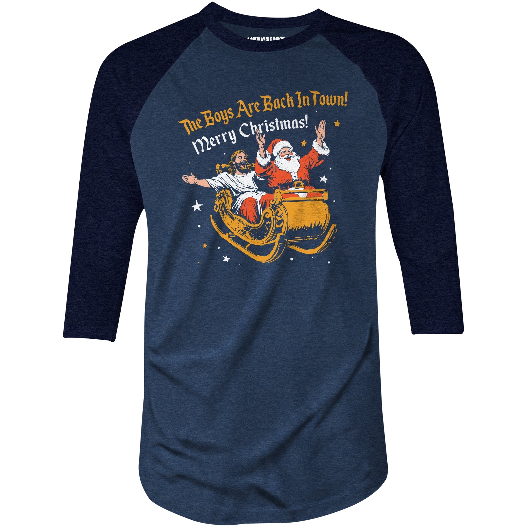 The Boys Are Back In Town - 3/4 Sleeve Raglan T-Shirt