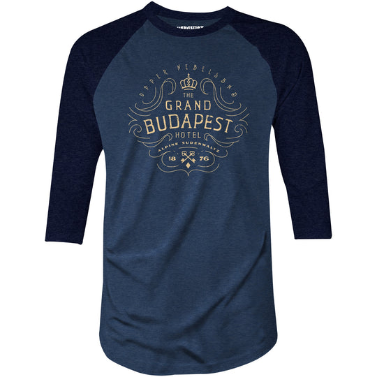 The Grand Budapest Hotel - 3/4 Sleeve Raglan T-Shirt