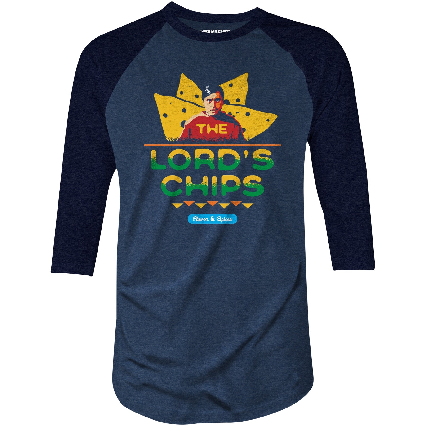 The Lord's Chips - 3/4 Sleeve Raglan T-Shirt