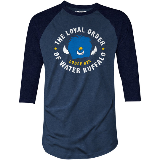 The Loyal Order of Water Buffalo Lodge 26 - 3/4 Sleeve Raglan T-Shirt