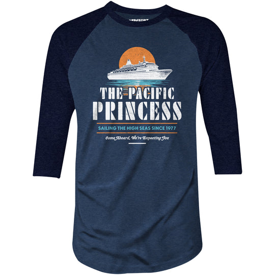 The Pacific Princess - 3/4 Sleeve Raglan T-Shirt