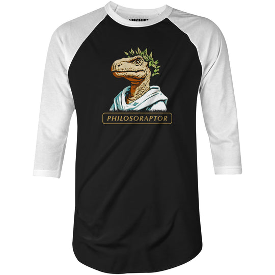 The Philosoraptor - 3/4 Sleeve Raglan T-Shirt