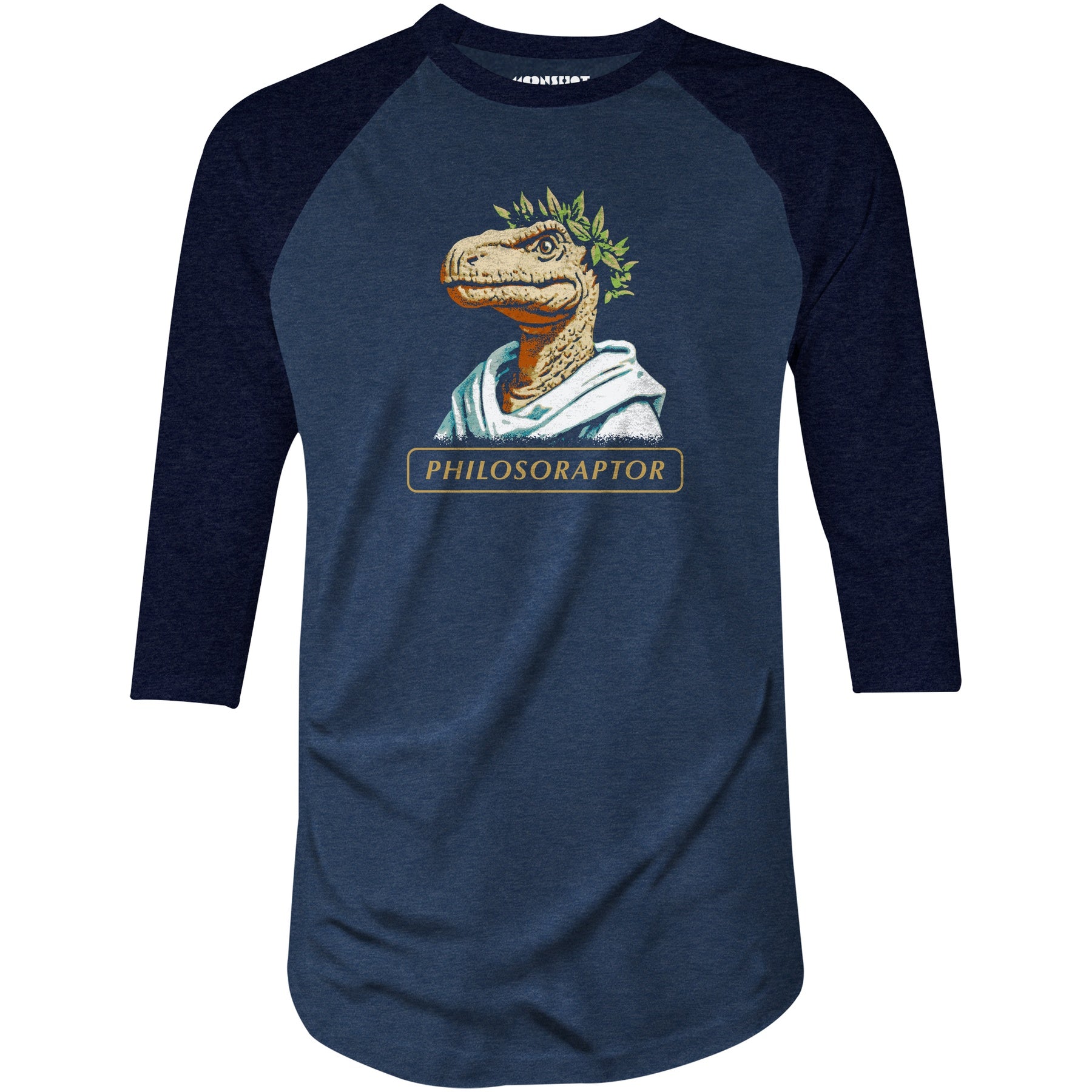 The Philosoraptor - 3/4 Sleeve Raglan T-Shirt