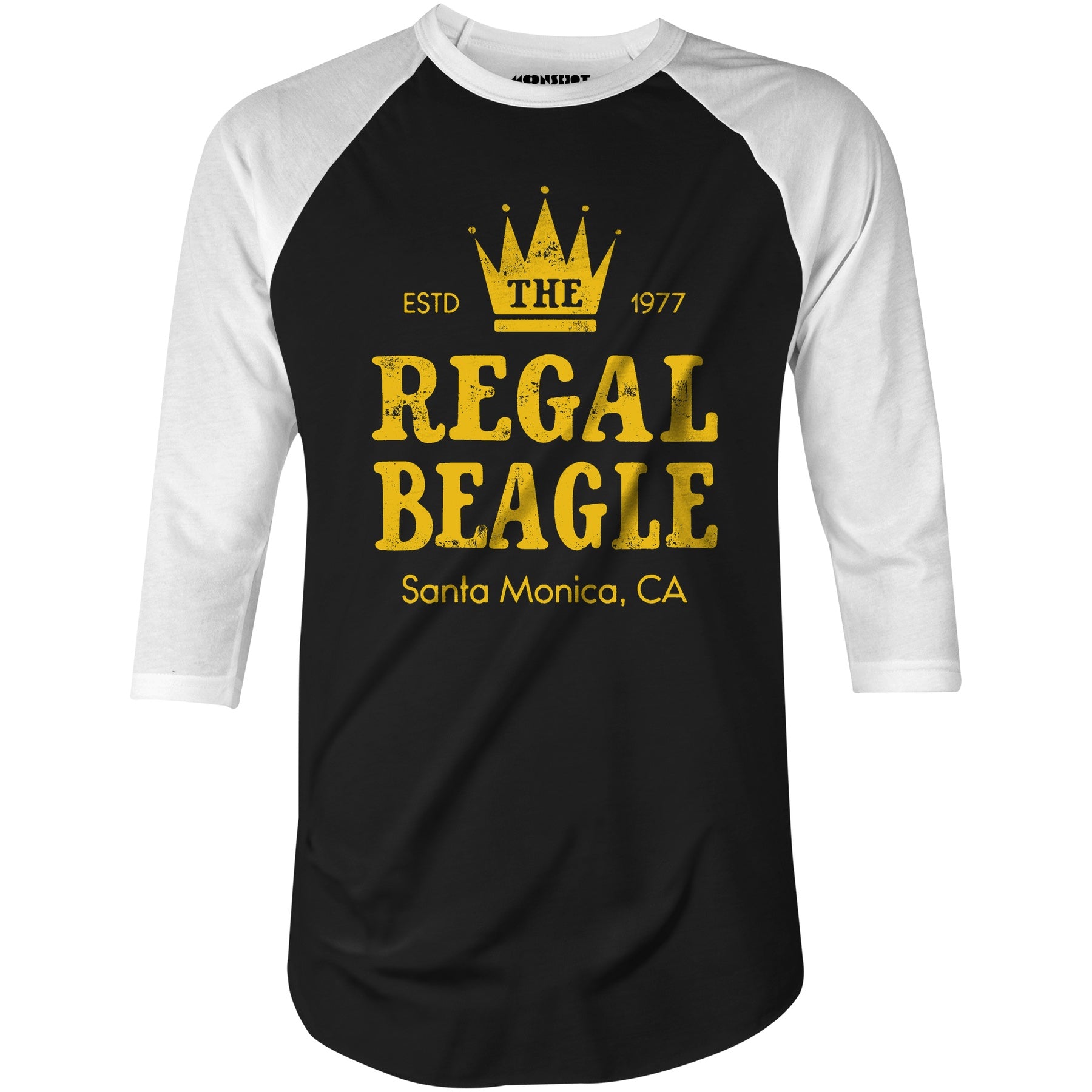 The Regal Beagle - Santa Monica, CA - 3/4 Sleeve Raglan T-Shirt