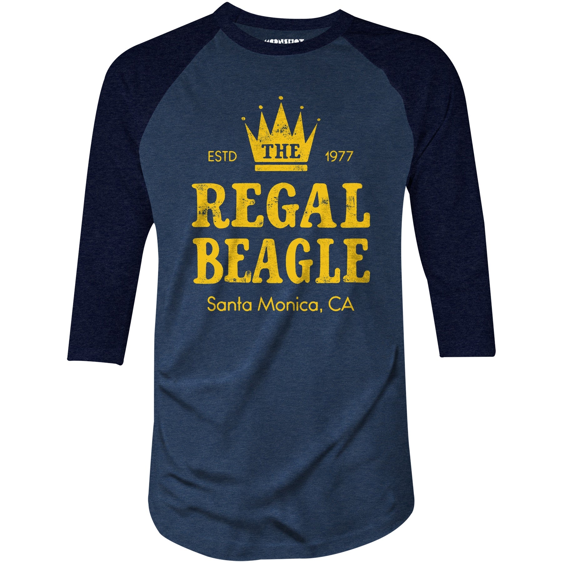 The Regal Beagle - Santa Monica, CA - 3/4 Sleeve Raglan T-Shirt