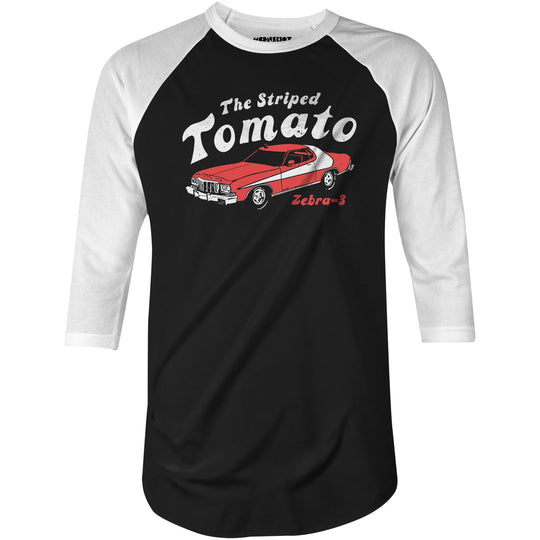 The Striped Tomato - 3/4 Sleeve Raglan T-Shirt