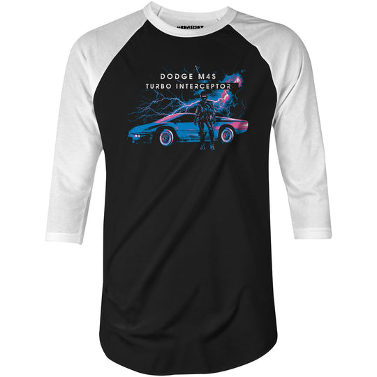 The Wraith Dodge M4S Turbo Interceptor - 3/4 Sleeve Raglan T-Shirt