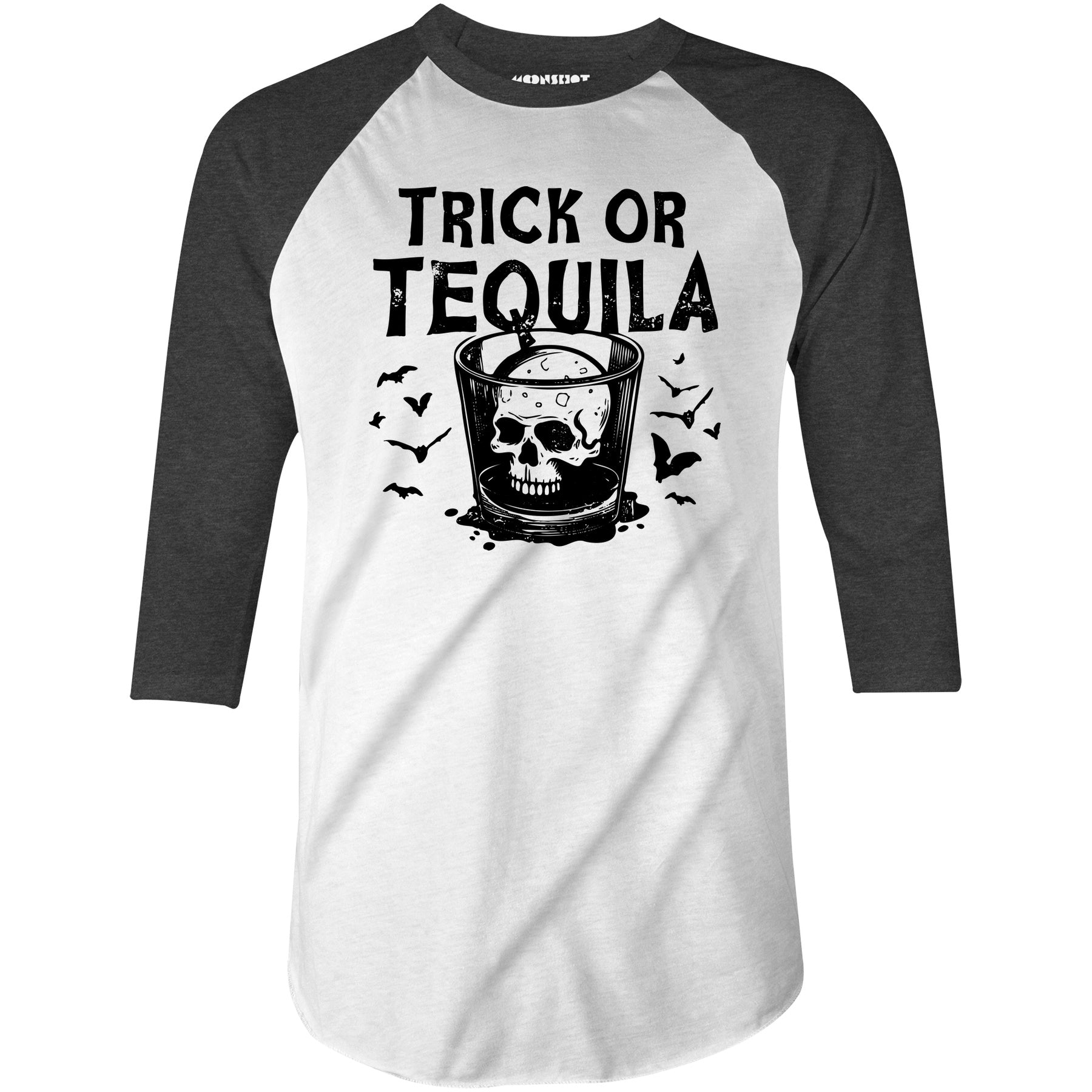 Trick or Tequila - 3/4 Sleeve Raglan T-Shirt