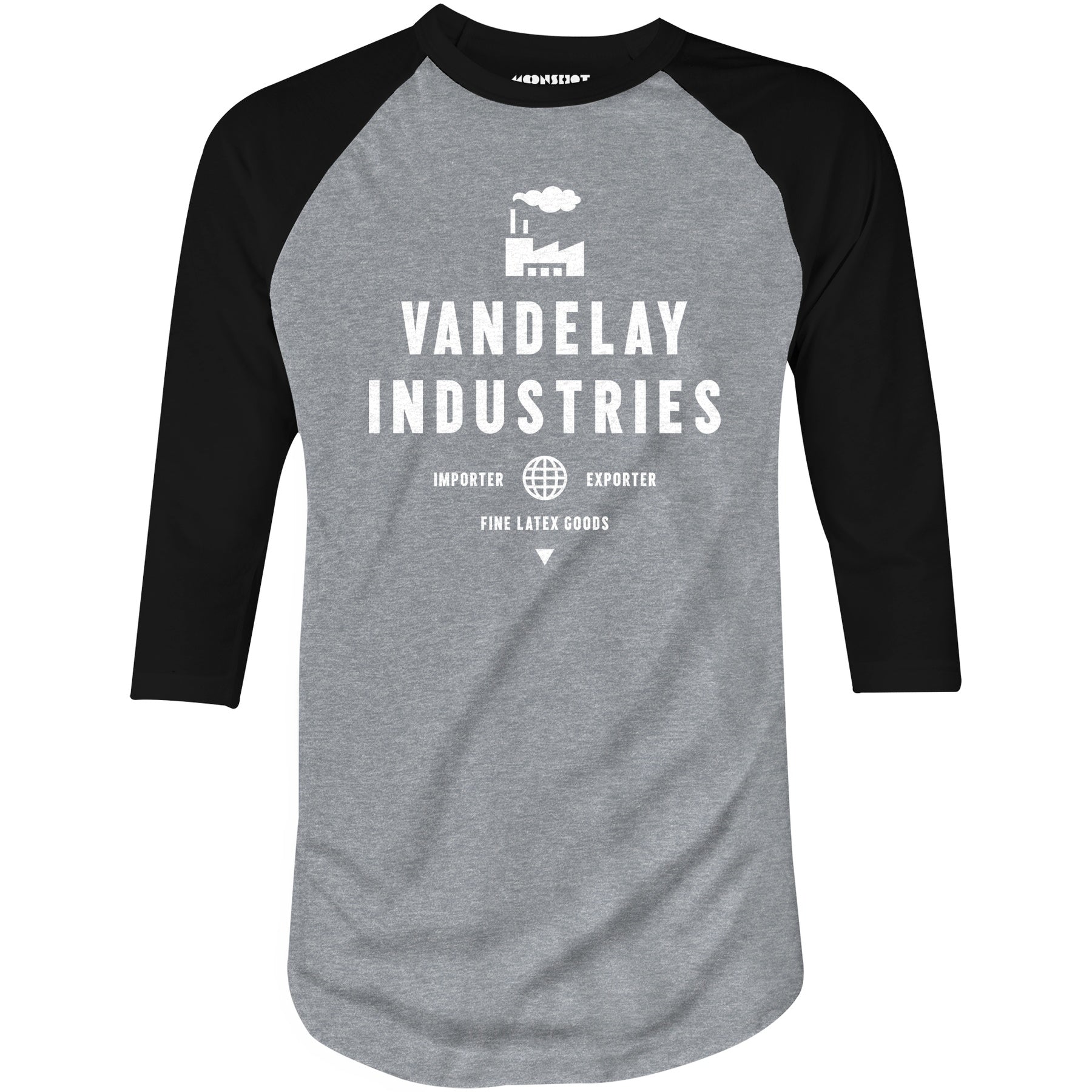 Vandelay Industries - 3/4 Sleeve Raglan T-Shirt