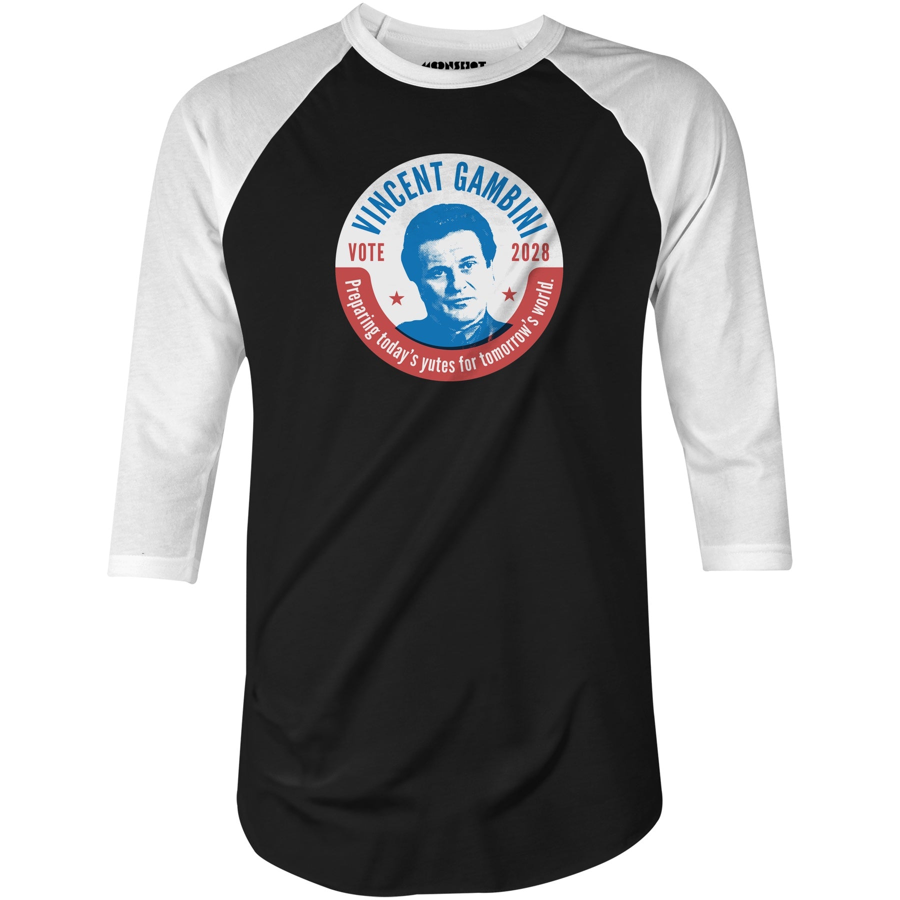 Vincent Gambini 2028 - 3/4 Sleeve Raglan T-Shirt