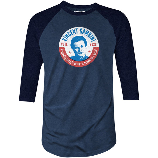 Vincent Gambini 2028 - 3/4 Sleeve Raglan T-Shirt