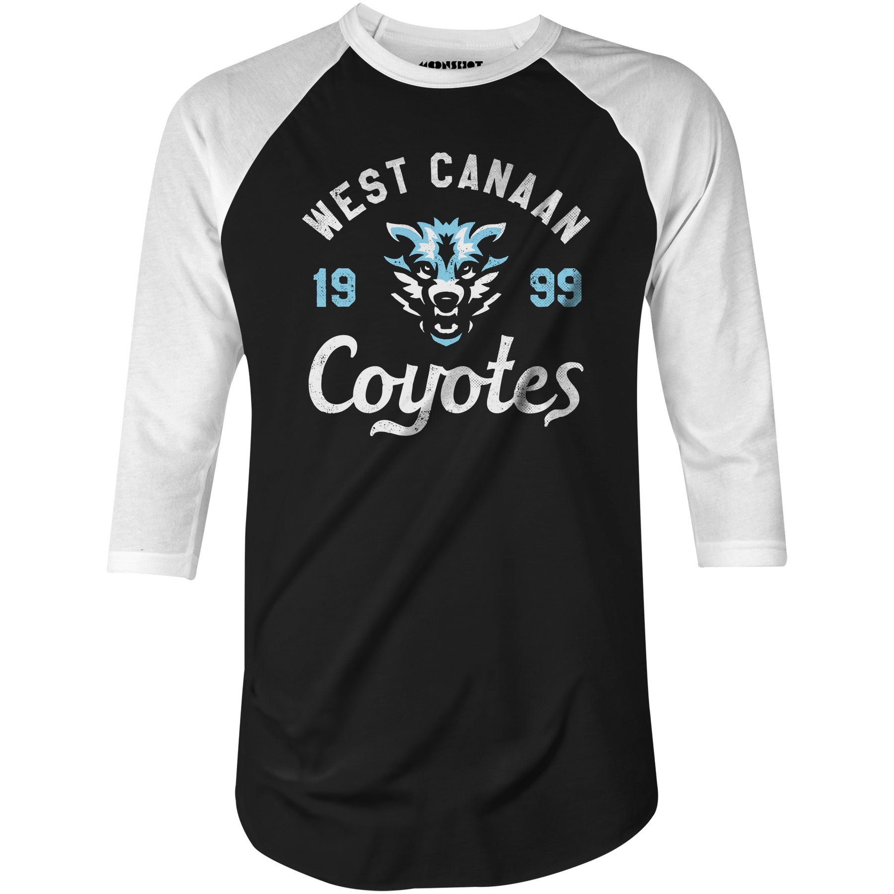 West Canaan Coyotes - 3/4 Sleeve Raglan T-Shirt