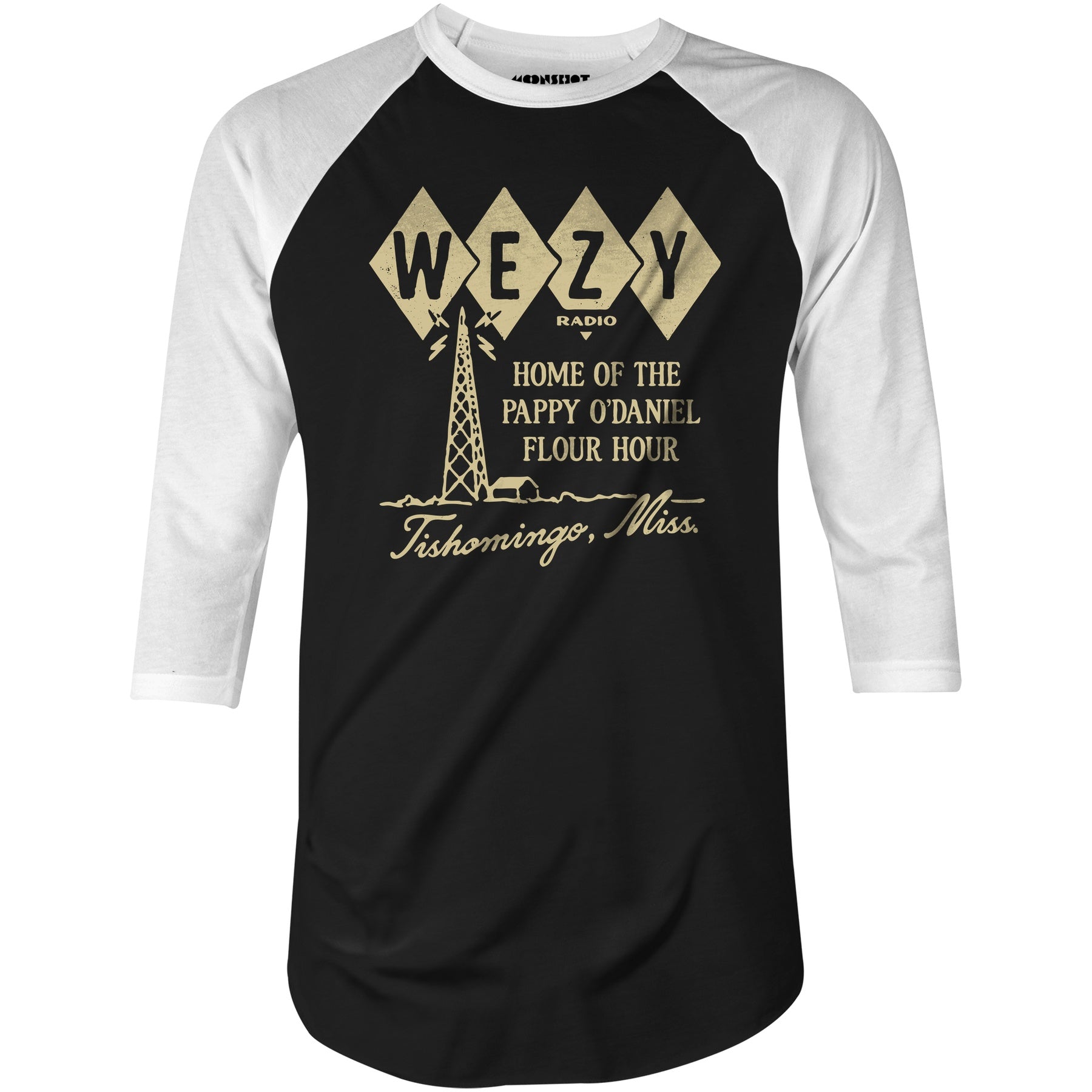 WEZY Radio - O Brother, Where Art Thou? - 3/4 Sleeve Raglan T-Shirt