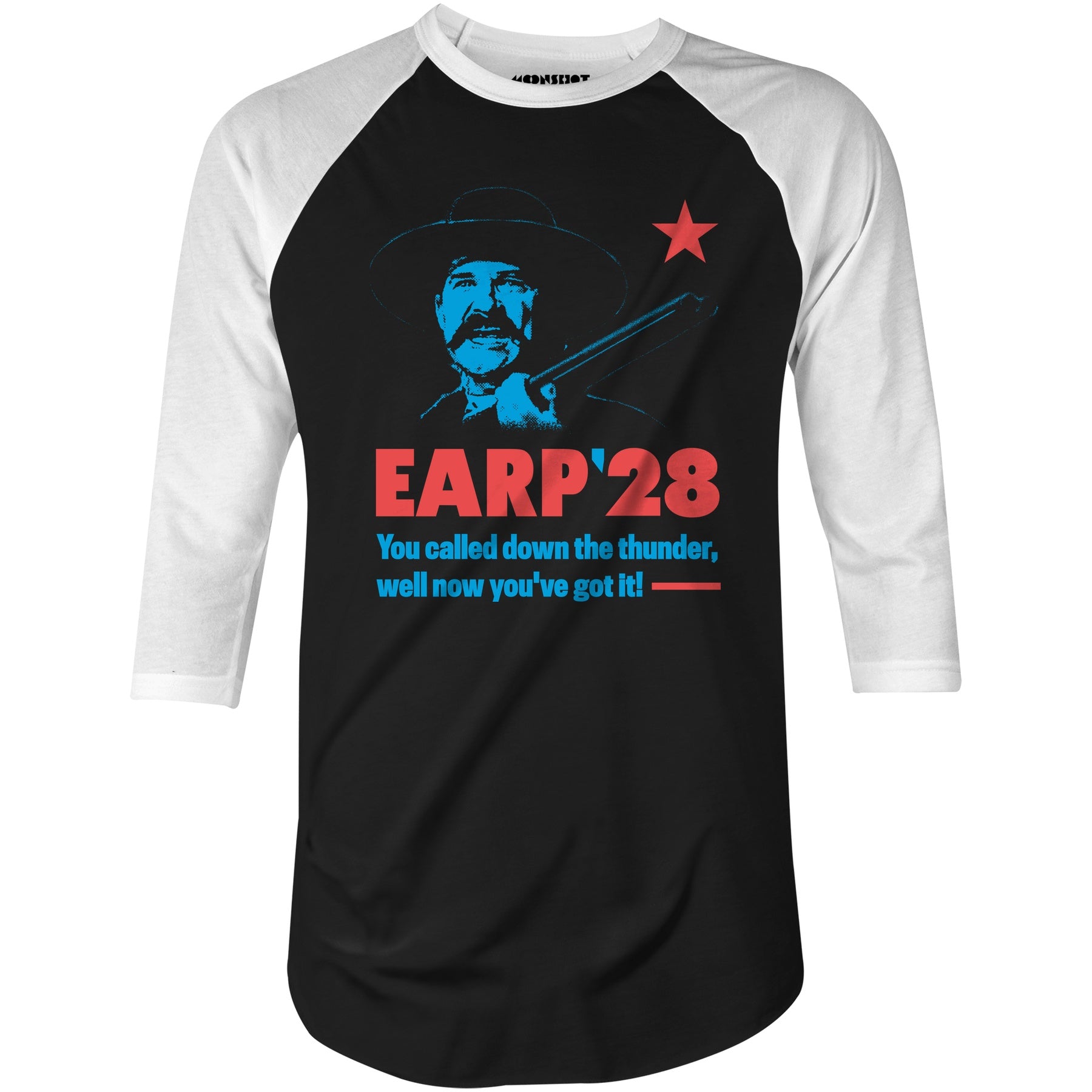 Wyatt Earp 2028 - 3/4 Sleeve Raglan T-Shirt