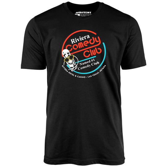 Riviera Comedy Club - Vintage Las Vegas - Black - Unisex T-Shirt