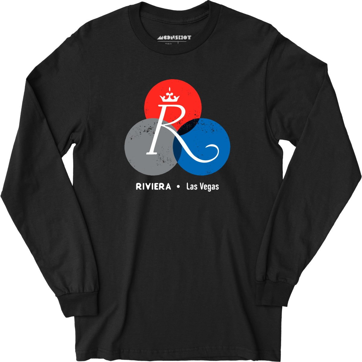 Riviera Hotel v3 - Vintage Las Vegas - Long Sleeve T-Shirt