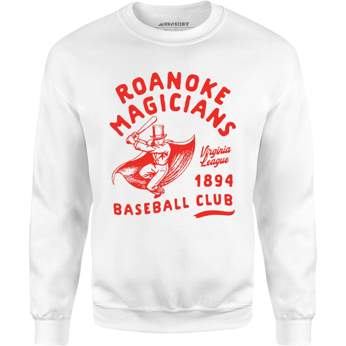 Roanoke Magicians - Virginia - Vintage Defunct Baseball Teams - Unisex Sweatshirt