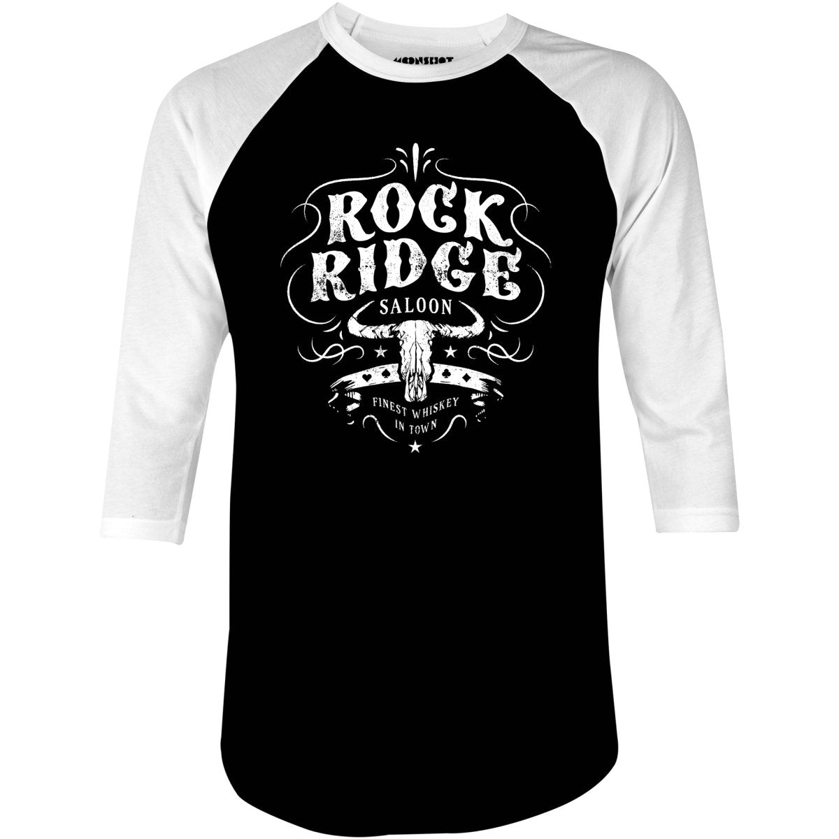 Rock Ridge Saloon - 3/4 Sleeve Raglan T-Shirt