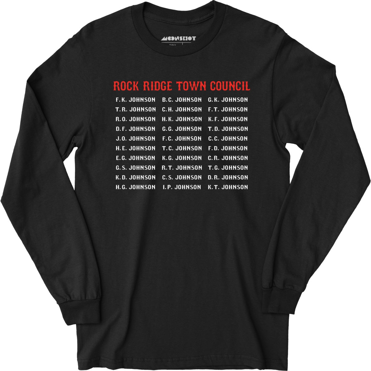 Rock Ridge Town Council - Long Sleeve T-Shirt