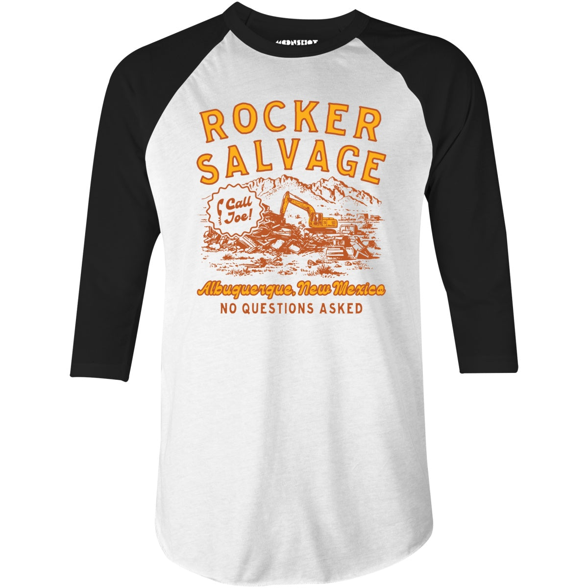 Rocker Salvage - New Mexico - 3/4 Sleeve Raglan T-Shirt