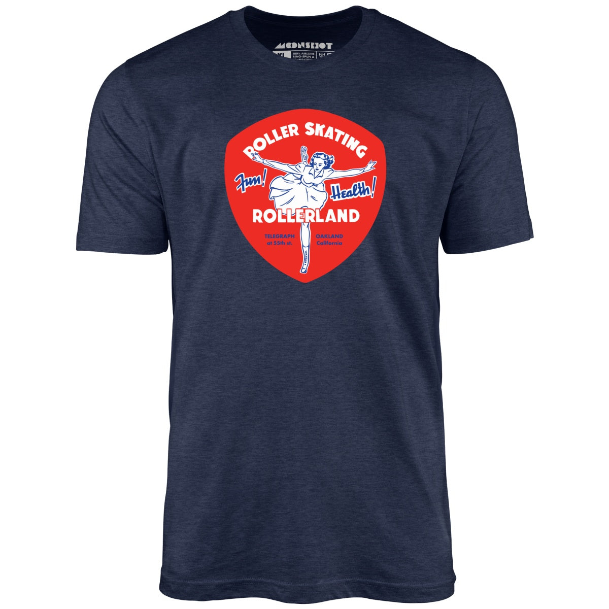 Rollerland - Oakland, CA - Vintage Roller Rink - Unisex T-Shirt