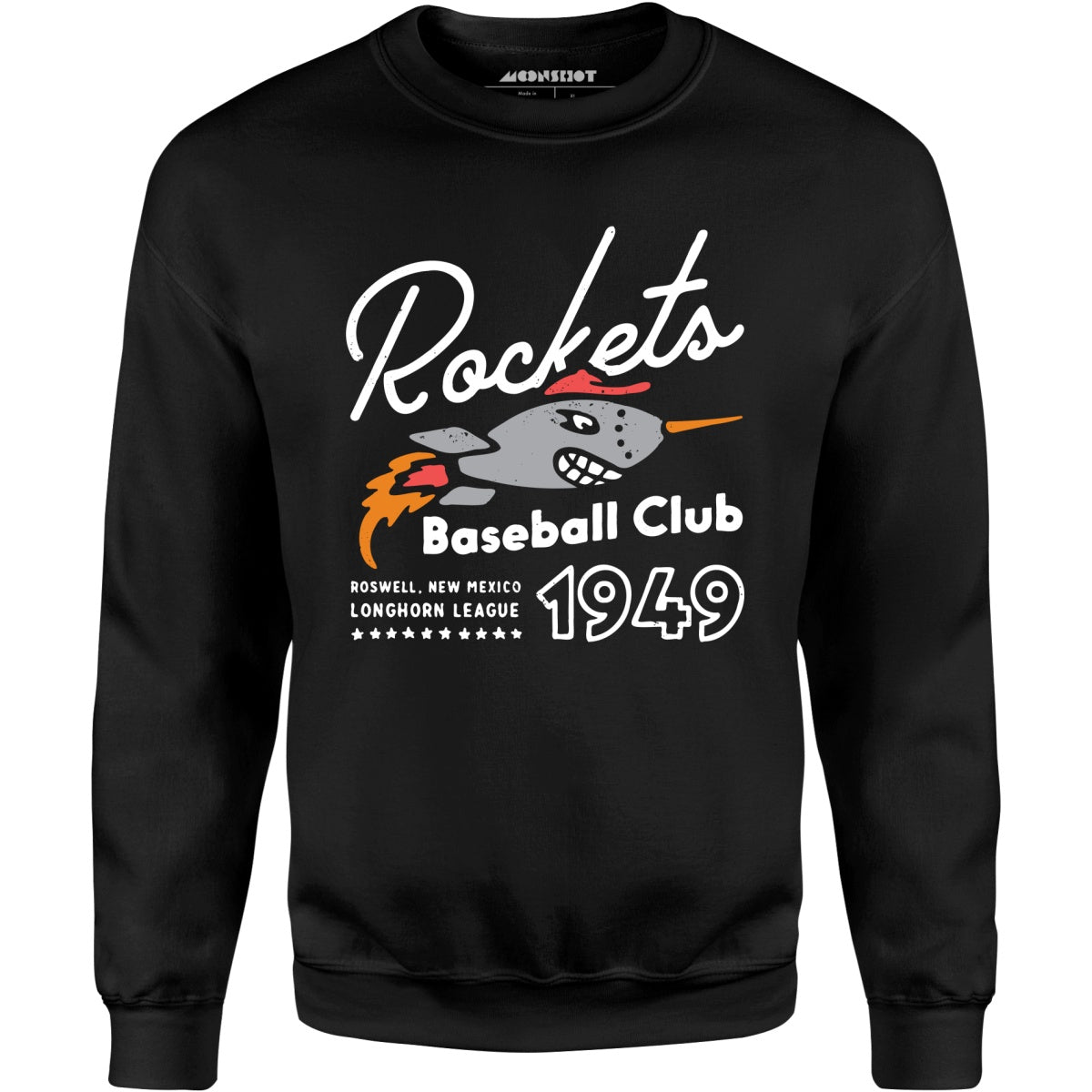 Roswell Rockets - New Mexico - Vintage Defunct Baseball Teams - Unisex Sweatshirt
