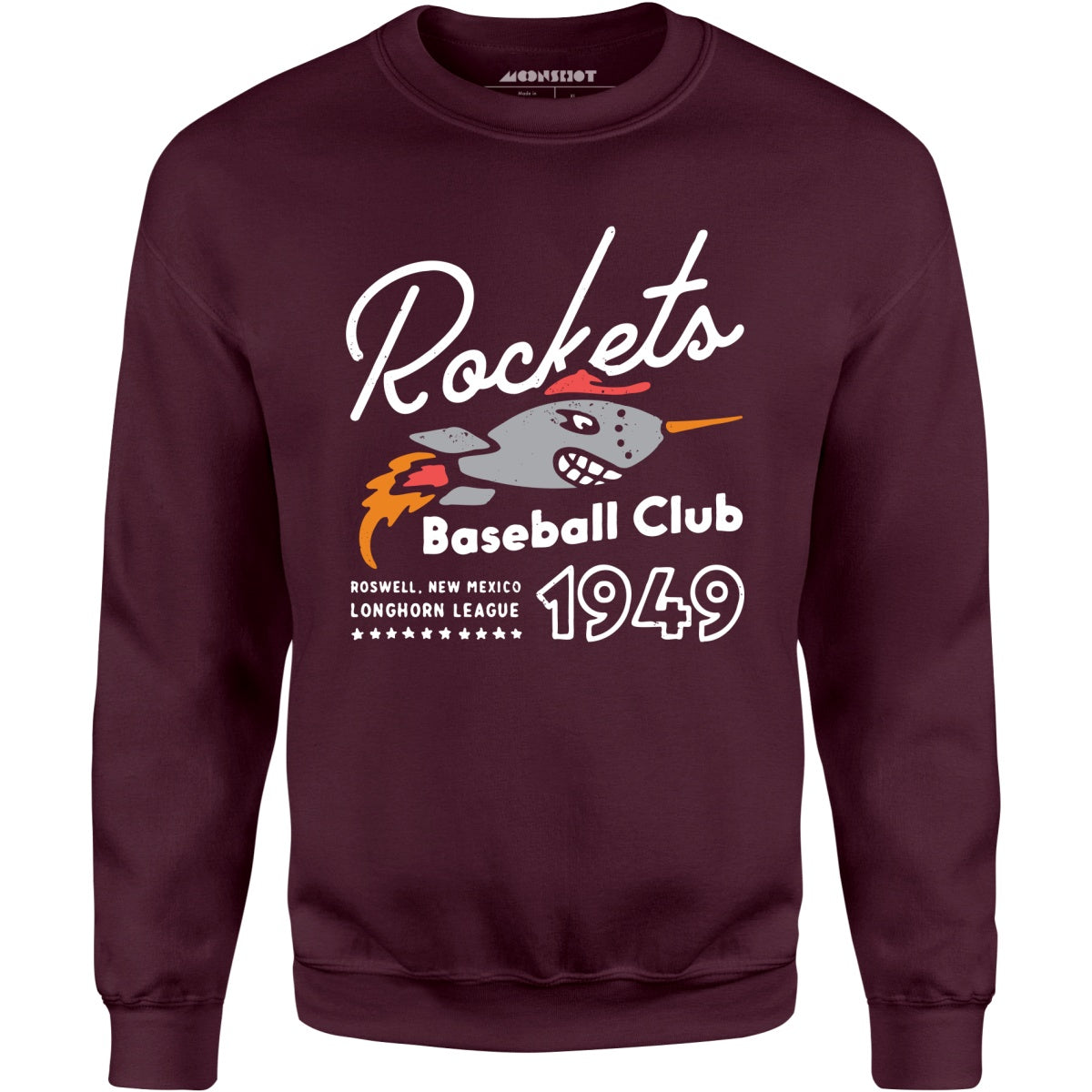 Roswell Rockets - New Mexico - Vintage Defunct Baseball Teams - Unisex Sweatshirt