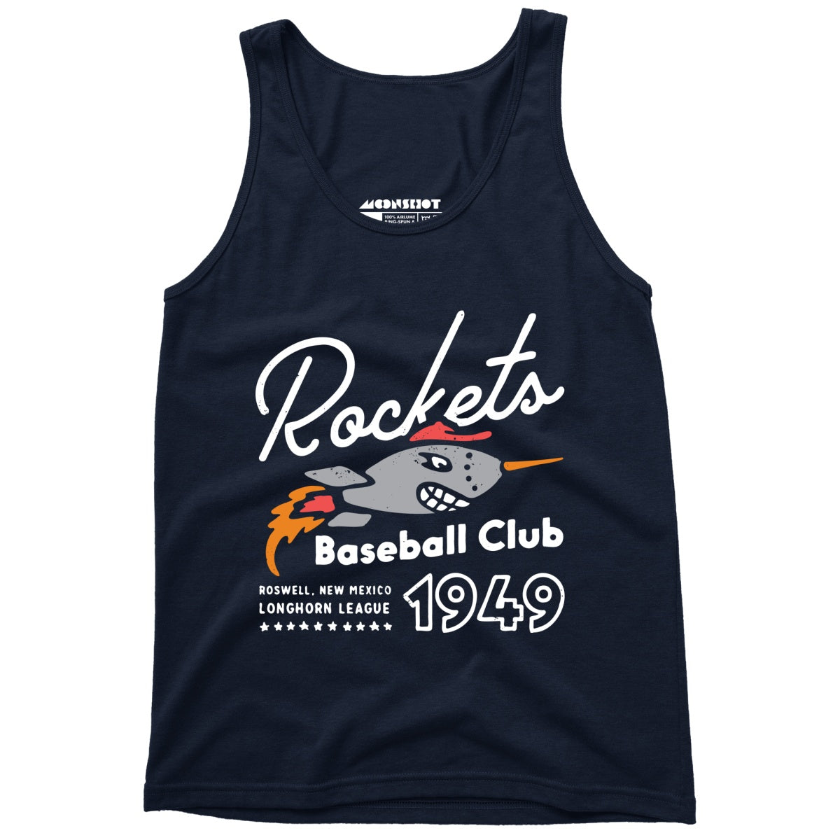 Roswell Rockets - New Mexico - Vintage Defunct Baseball Teams - Unisex Tank Top