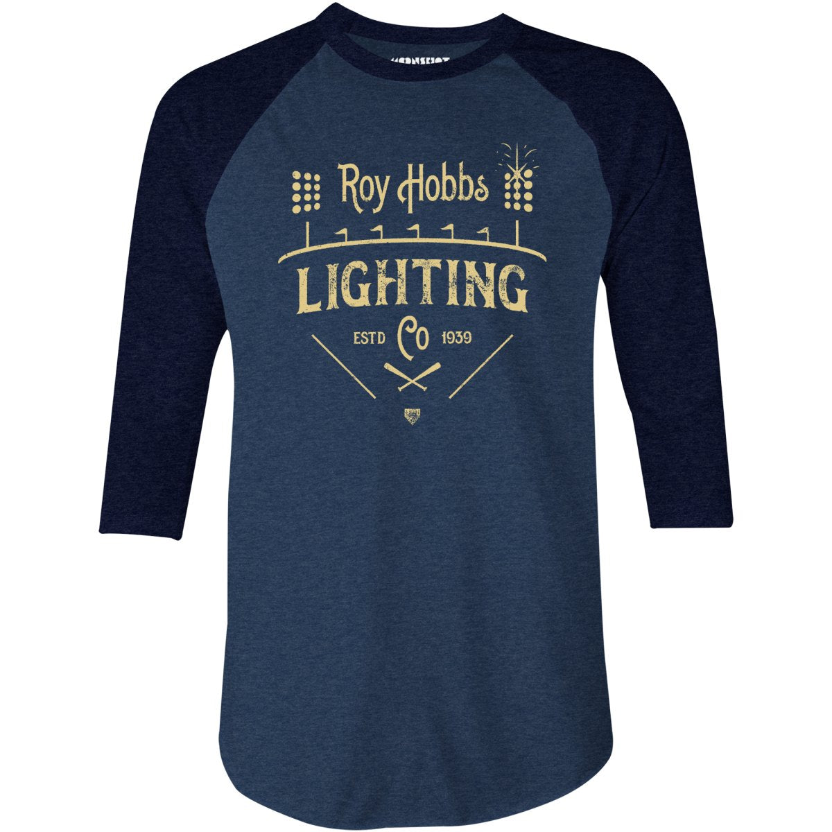 Roy Hobbs Lighting Co. - 3/4 Sleeve Raglan T-Shirt