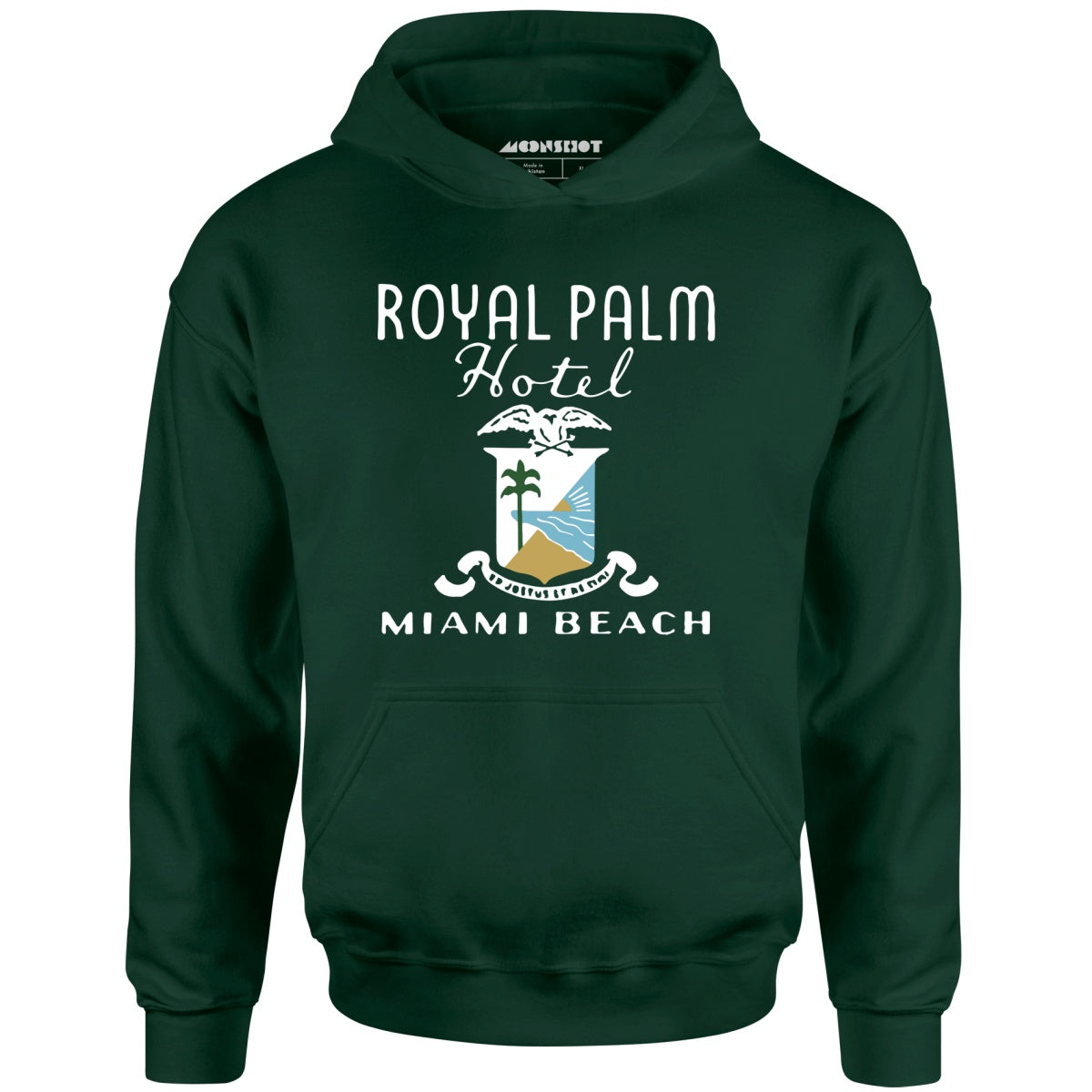 Royal Palm - Miami, FL - Vintage Hotel - Unisex Hoodie