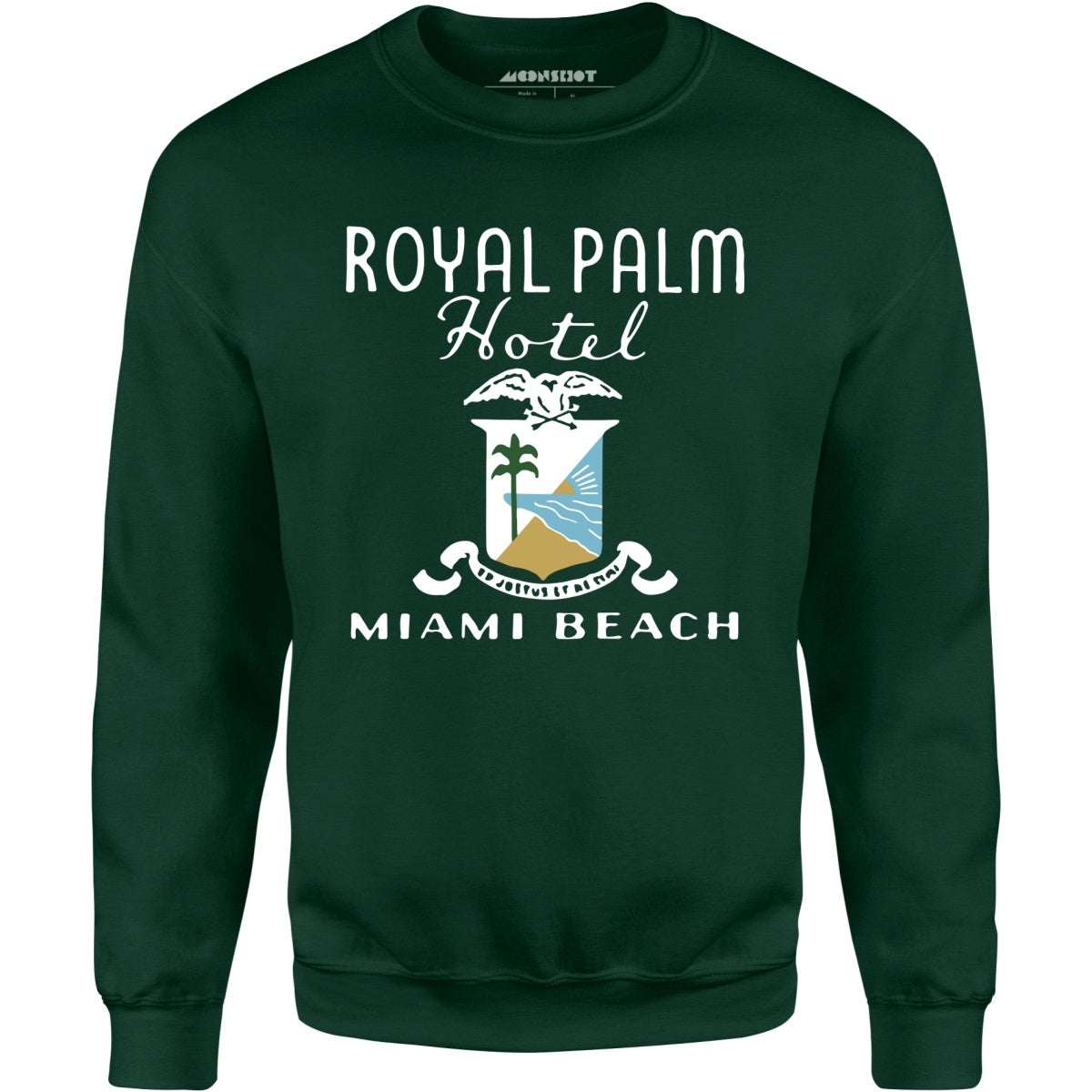 Royal Palm - Miami, FL - Vintage Hotel - Unisex Sweatshirt