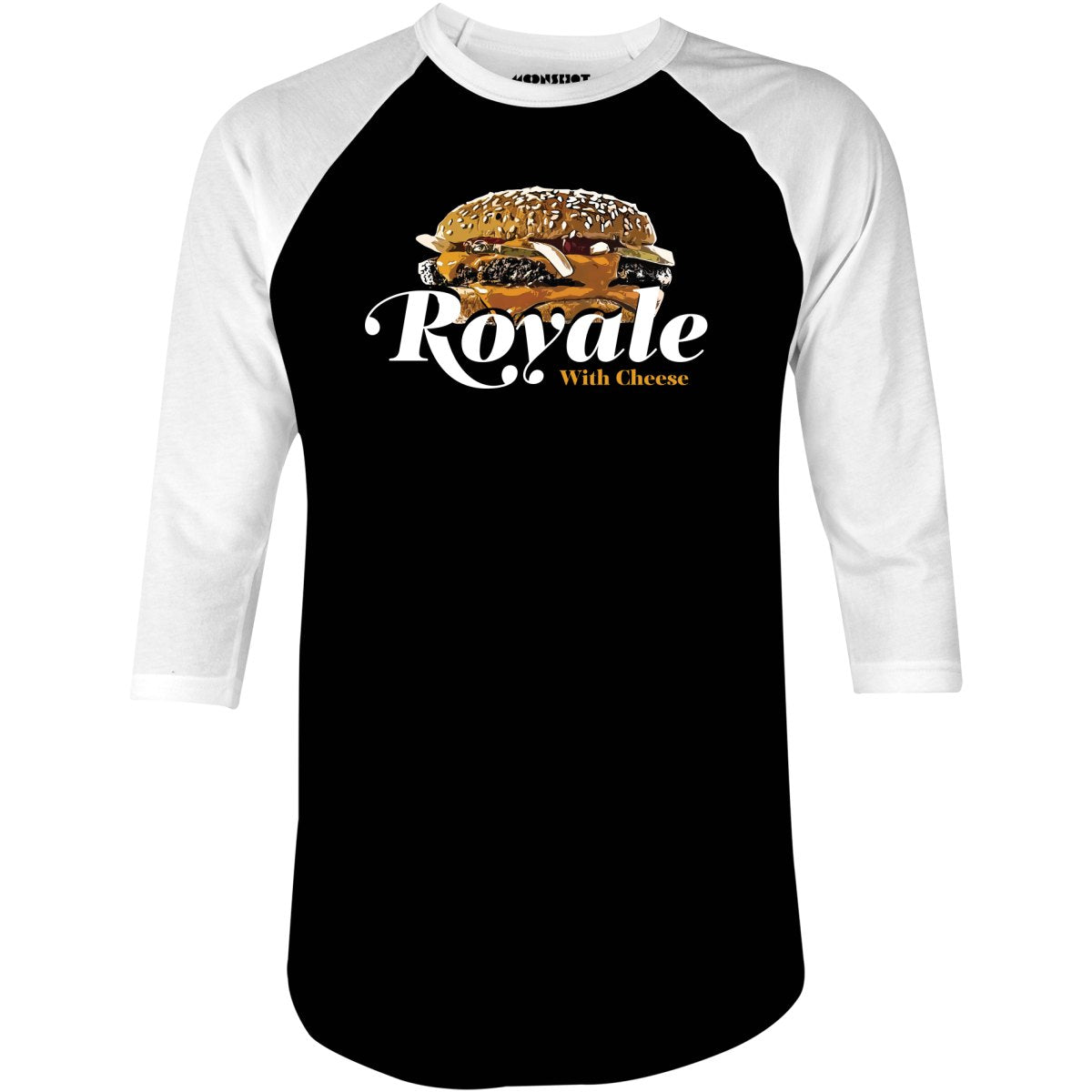 Royale With Cheese - 3/4 Sleeve Raglan T-Shirt