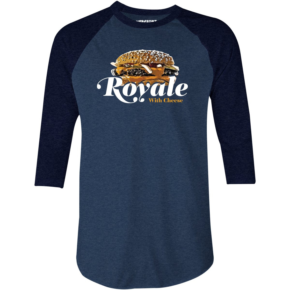 Royale With Cheese - 3/4 Sleeve Raglan T-Shirt