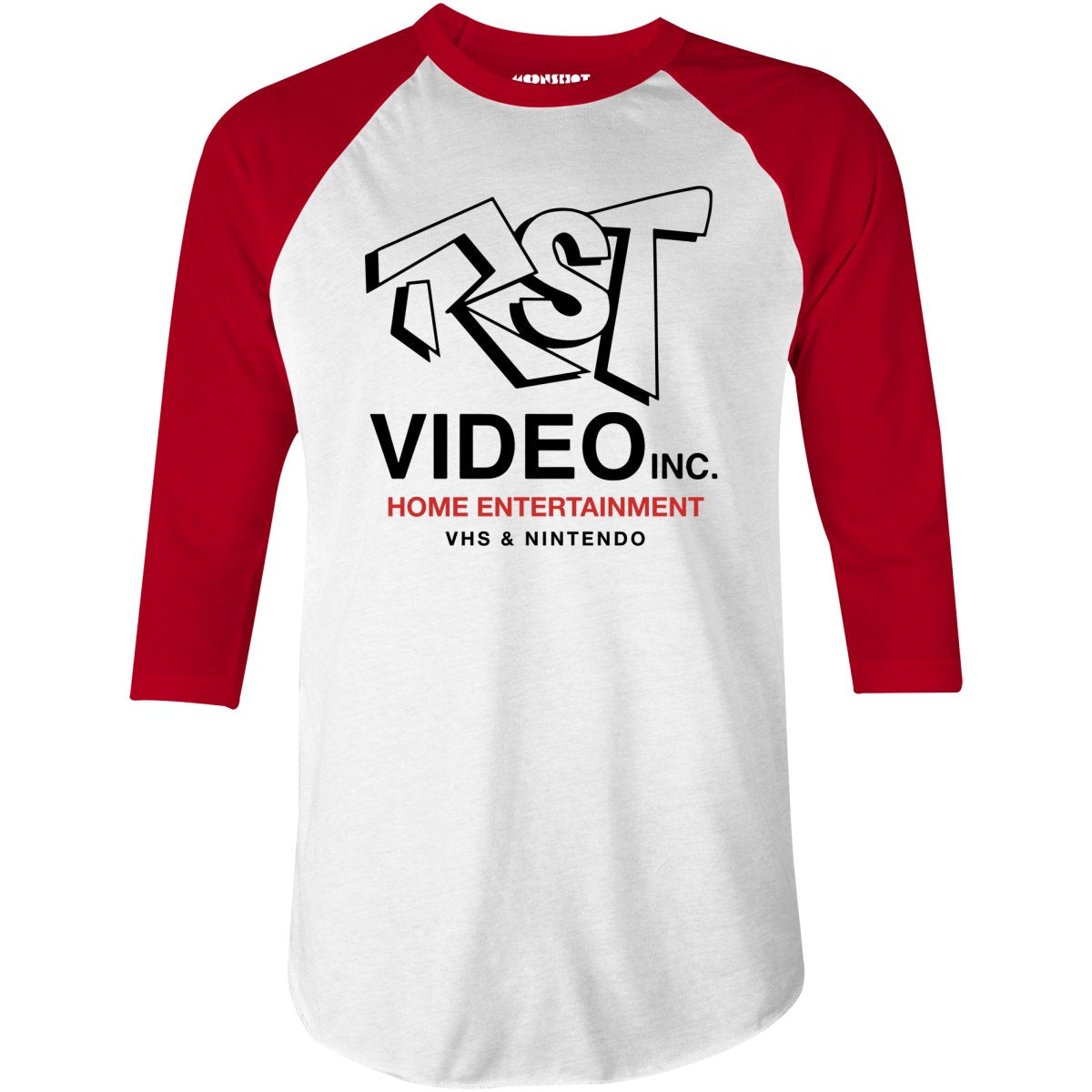 RST Video - Clerks - 3/4 Sleeve Raglan T-Shirt