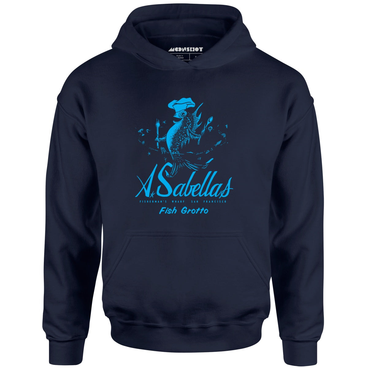 Sabella's Fish Grotto - San Francisco, CA - Vintage Restaurant - Unisex Hoodie