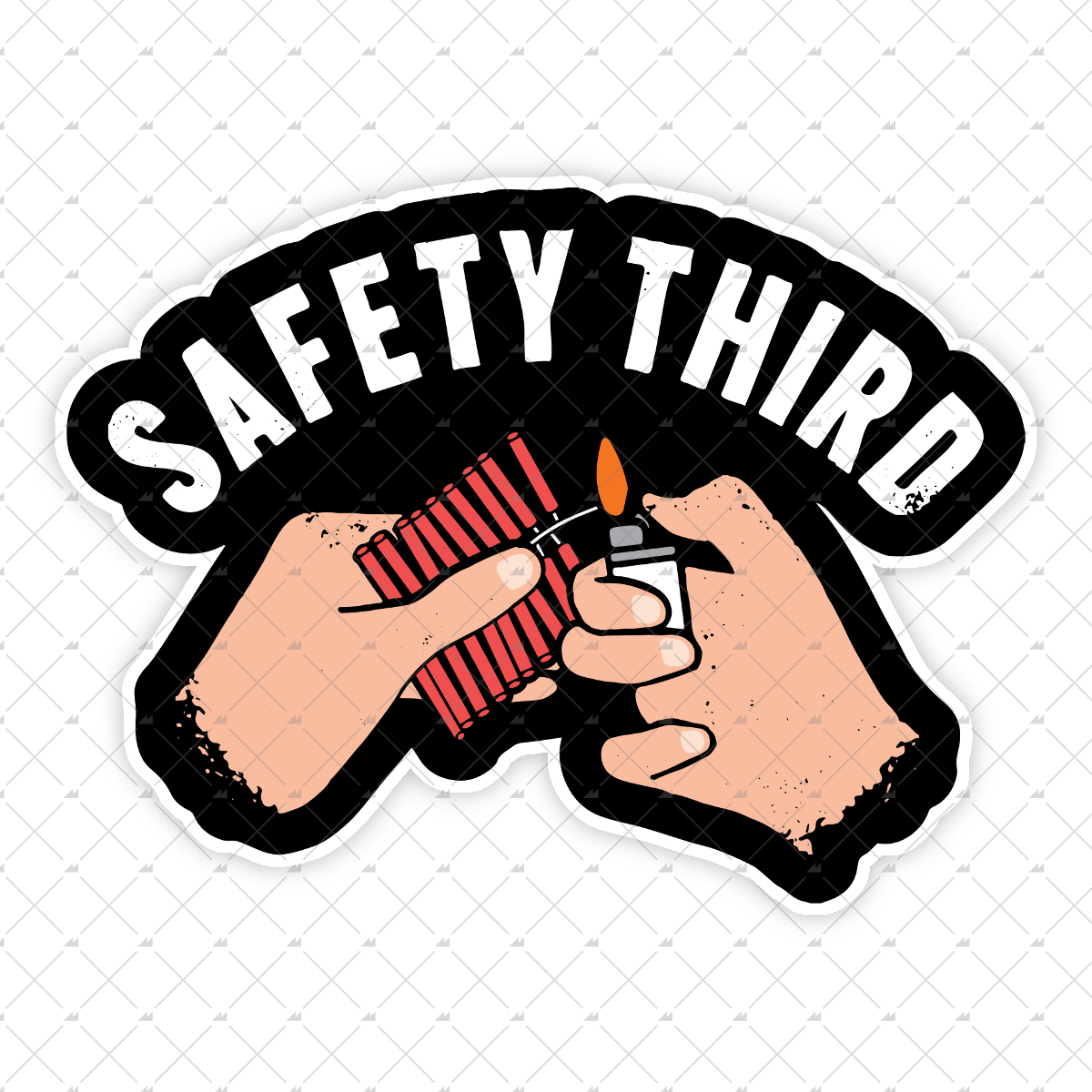 Safety Third - Sticker