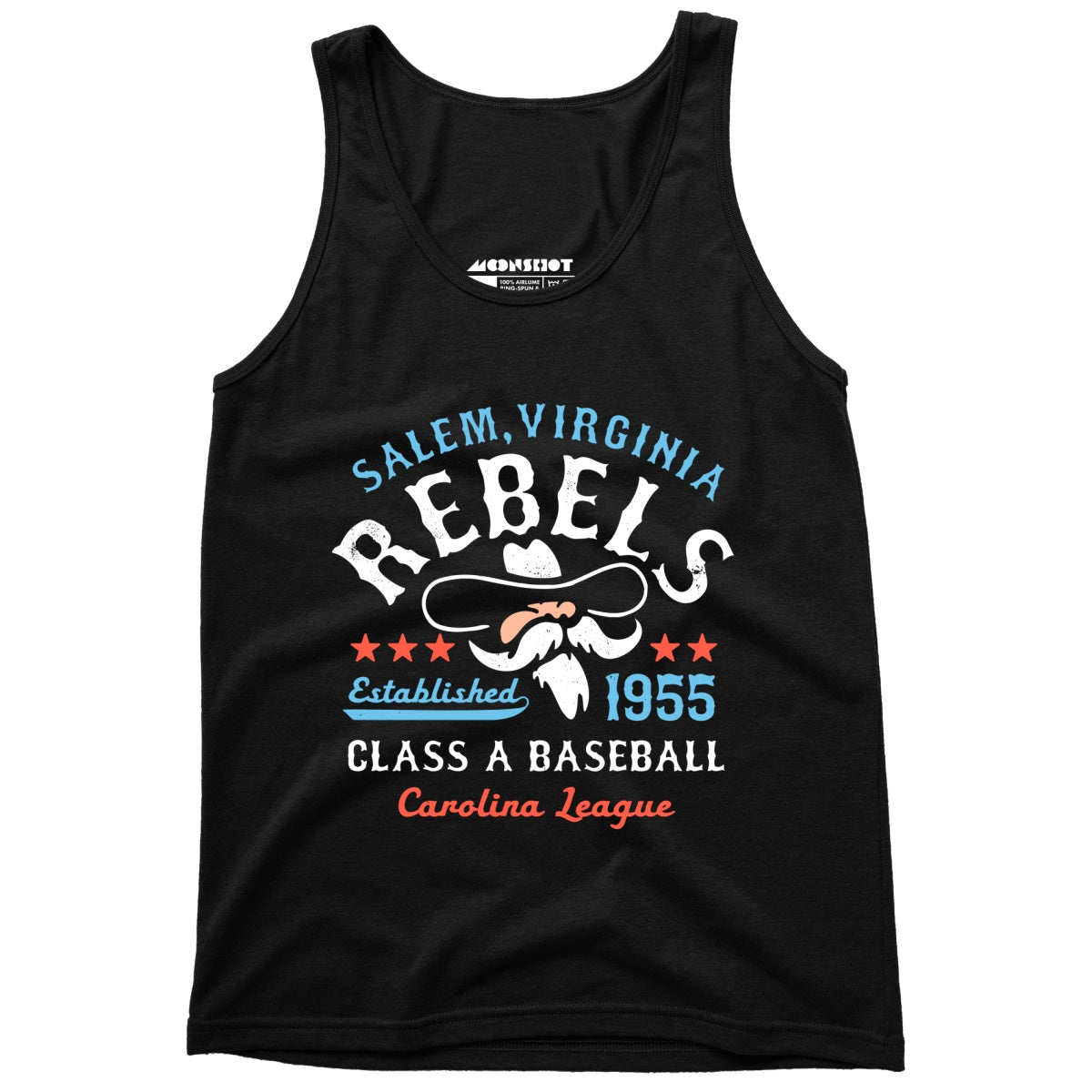 Salem Rebels - Virginia - Vintage Defunct Baseball Teams - Unisex Tank Top