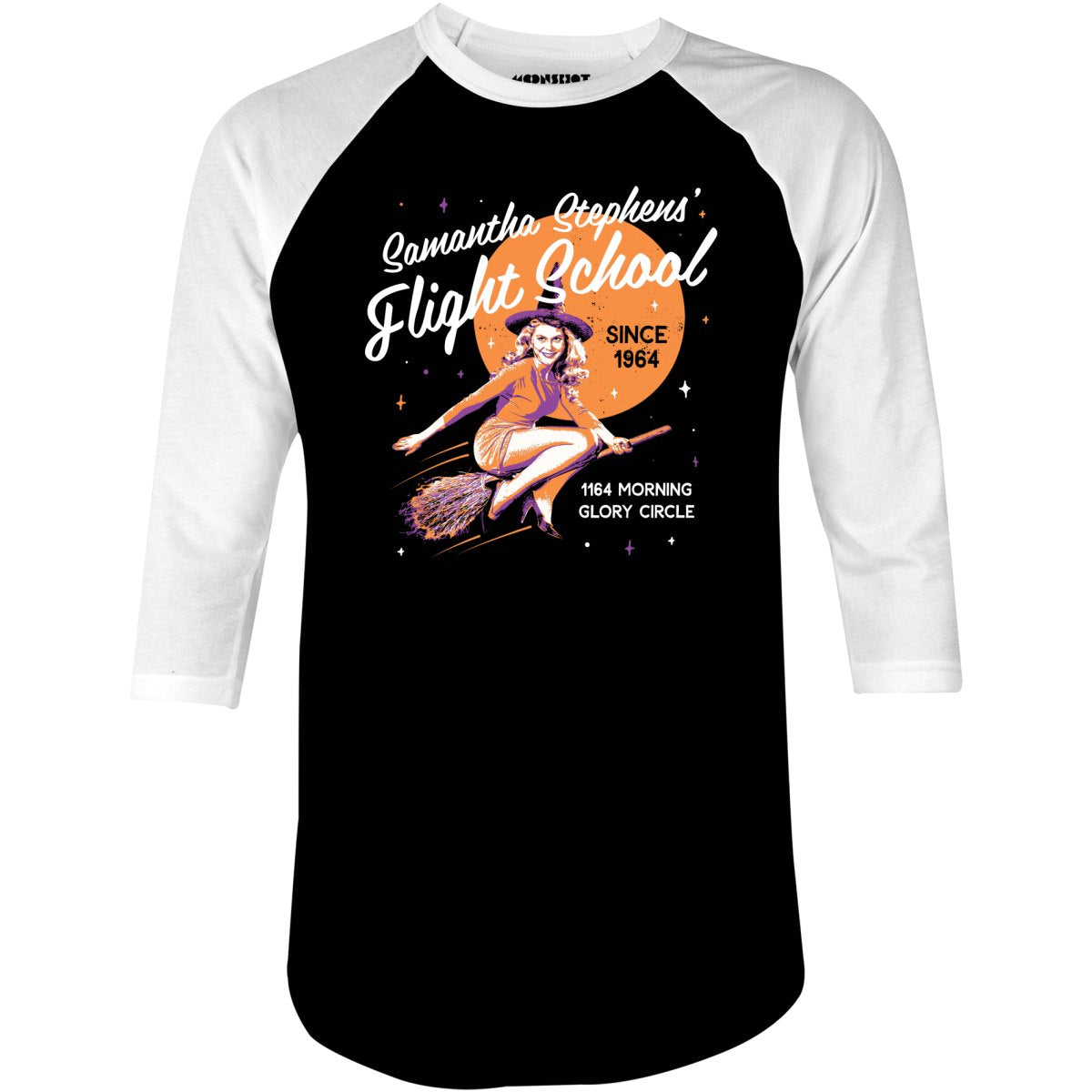Samantha Stephens' Flight School - 3/4 Sleeve Raglan T-Shirt