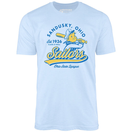 Sandusky Sailors - Ohio - Vintage Defunct Baseball Teams - Baby Blue - Unisex T-Shirt