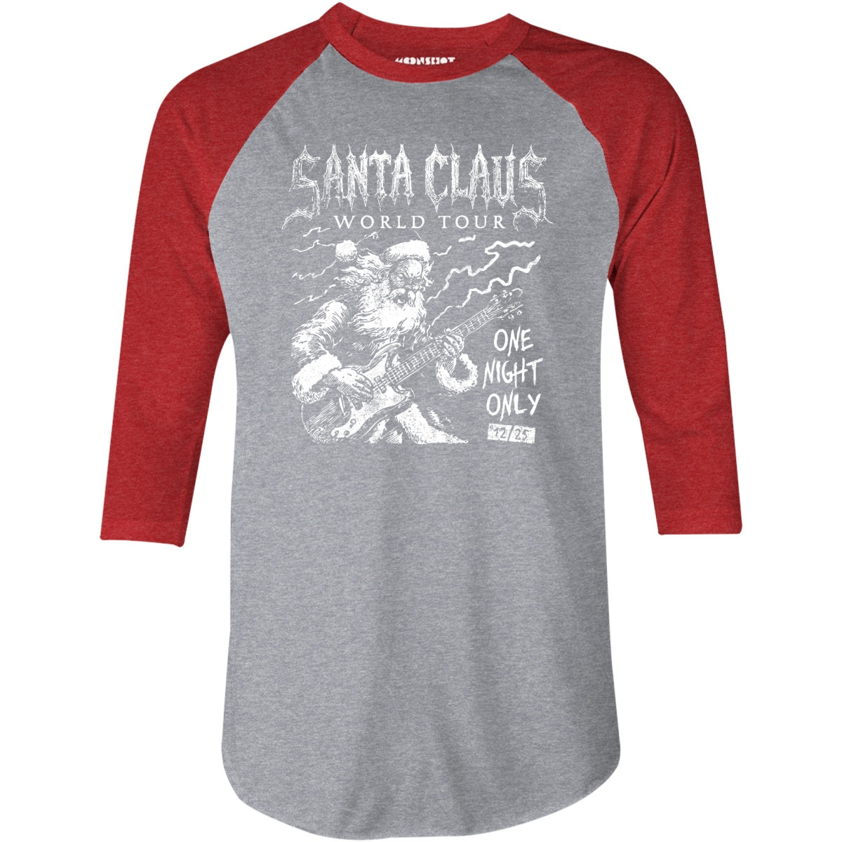 Santa Claus World Tour - 3/4 Sleeve Raglan T-Shirt
