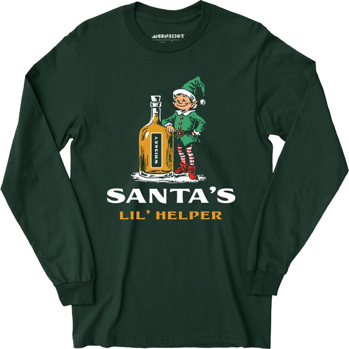 Santa's Lil' Helper - Long Sleeve T-Shirt