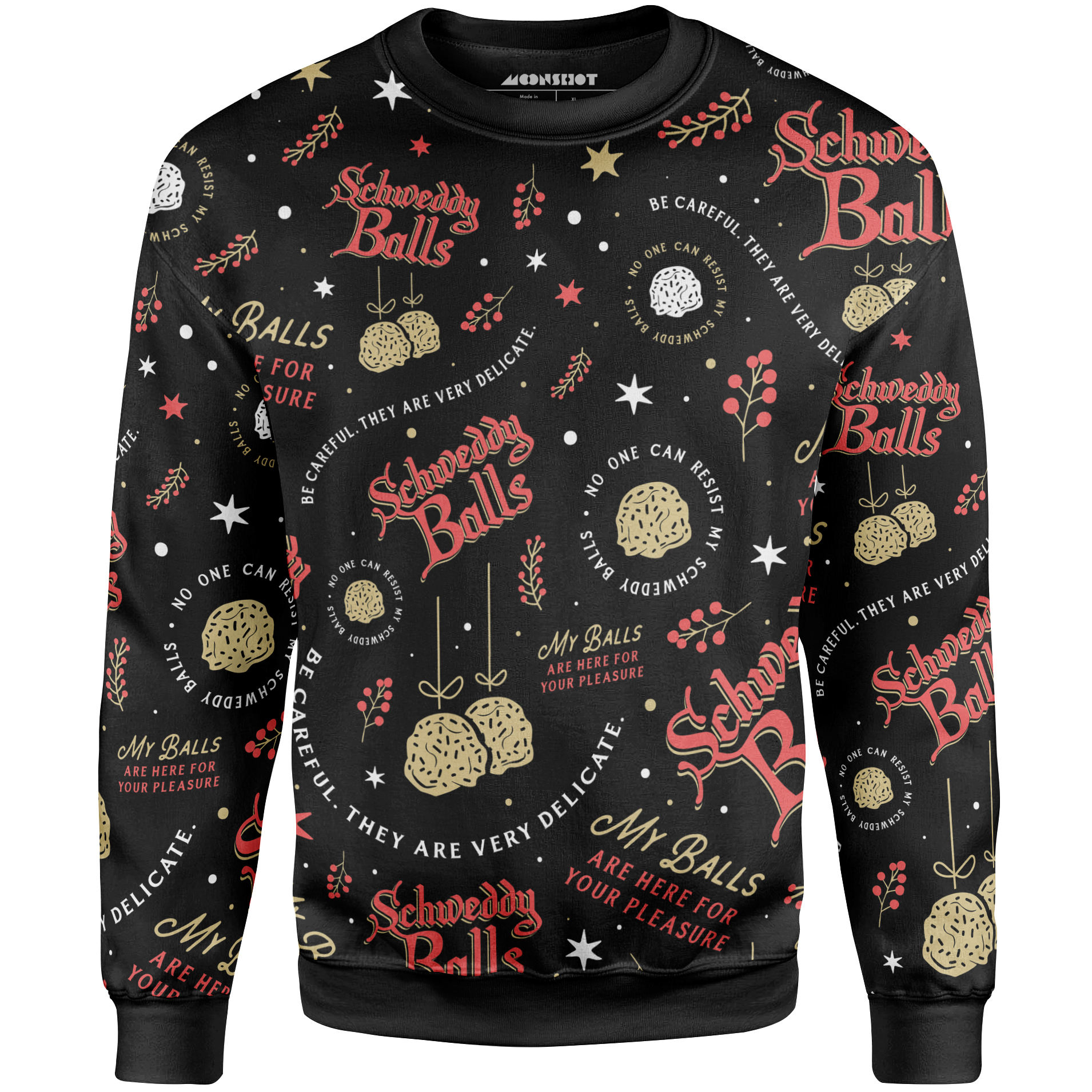 Schweddy Balls v2 - All Over Sweatshirt