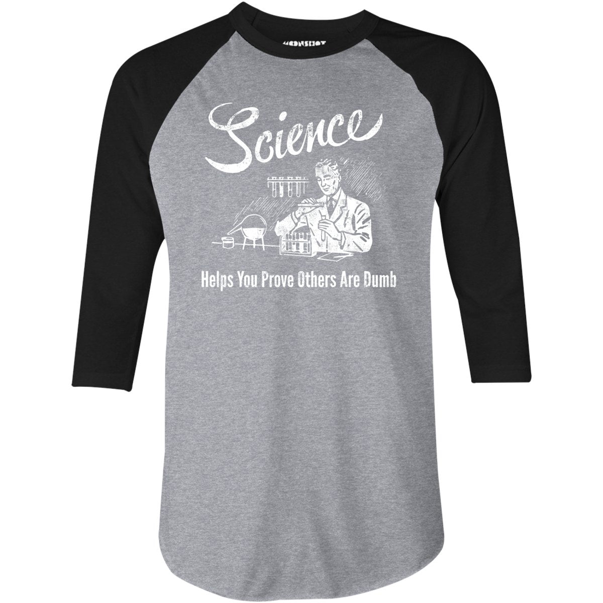 Science - 3/4 Sleeve Raglan T-Shirt