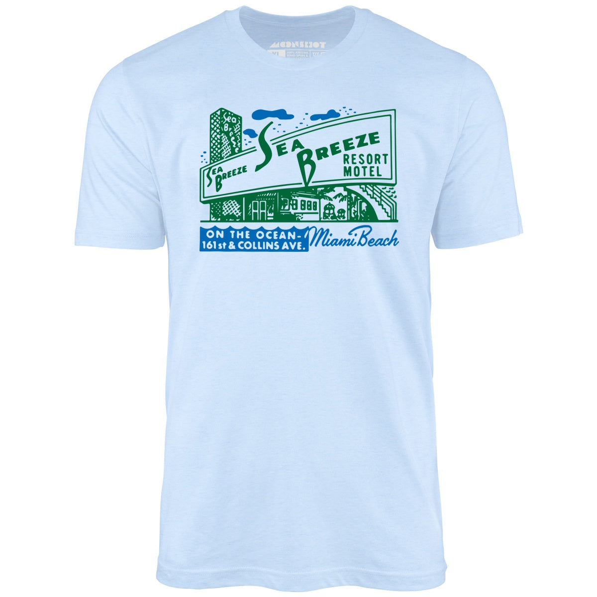 Sea Breeze - Miami, FL - Vintage Motel - Unisex T-Shirt