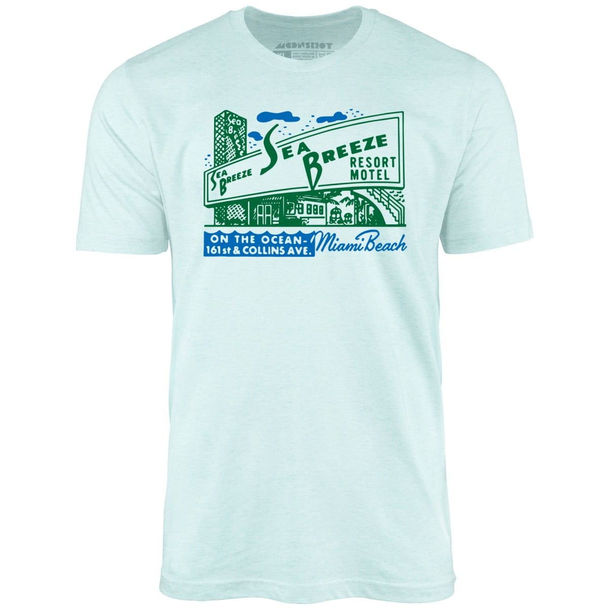 Sea Breeze - Miami, FL - Vintage Motel - Unisex T-Shirt