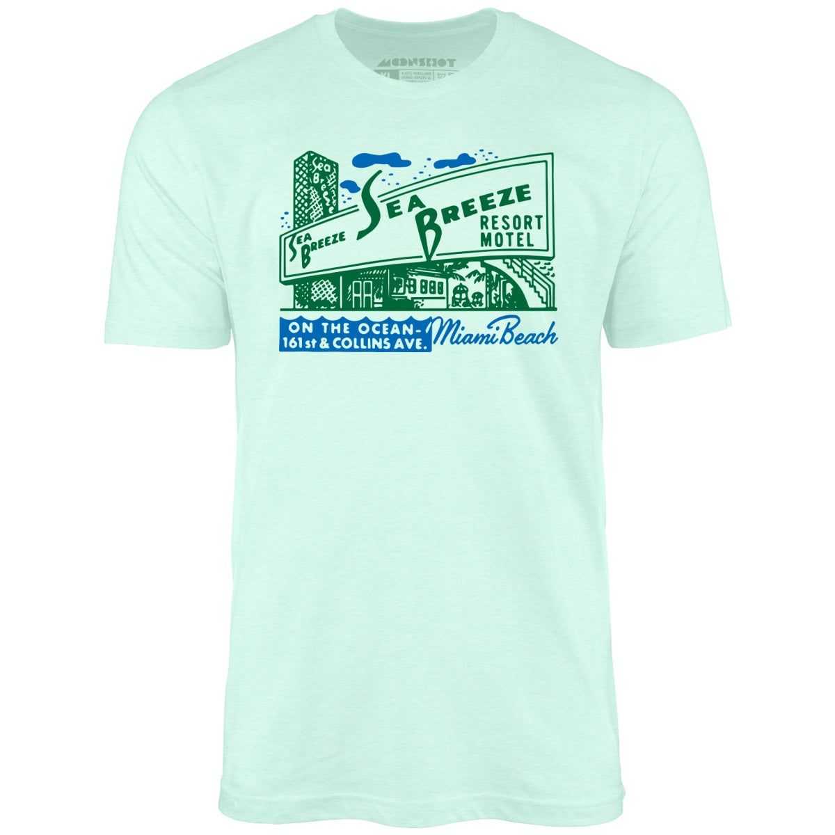Sea Breeze - Miami, FL - Vintage Motel - Unisex T-Shirt