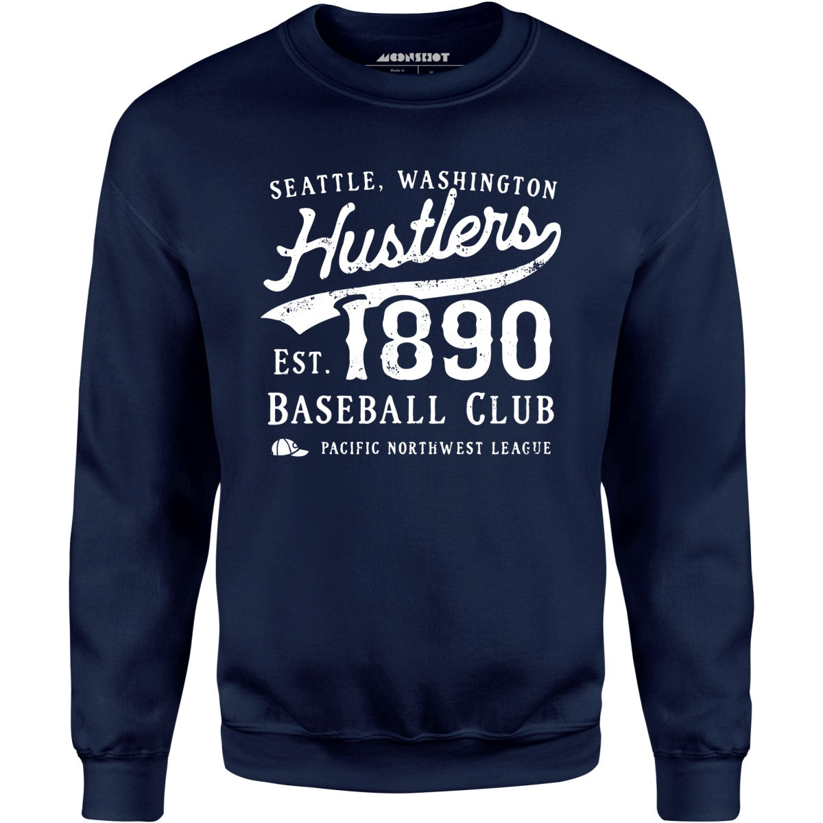 Seattle Hustlers - Washington - Vintage Defunct Baseball Teams - Unisex Sweatshirt